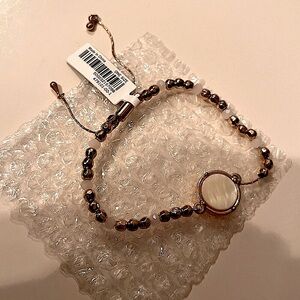 Beaded Bracelet by Banana Republic with Pearly‎ White Accent New